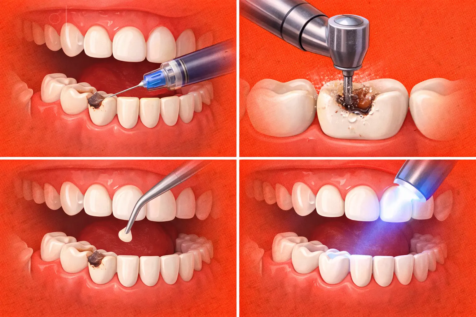 step-by-step guide to the dental filling procedure