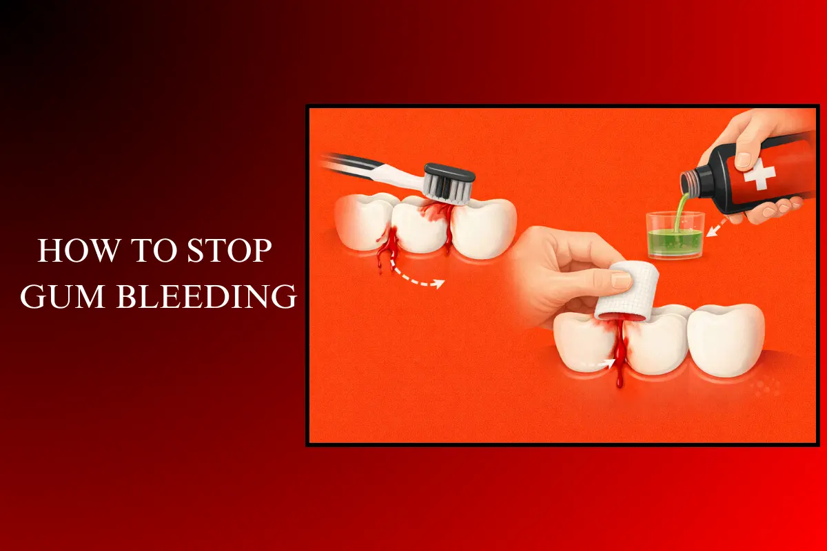 how to stop gum bleeding
