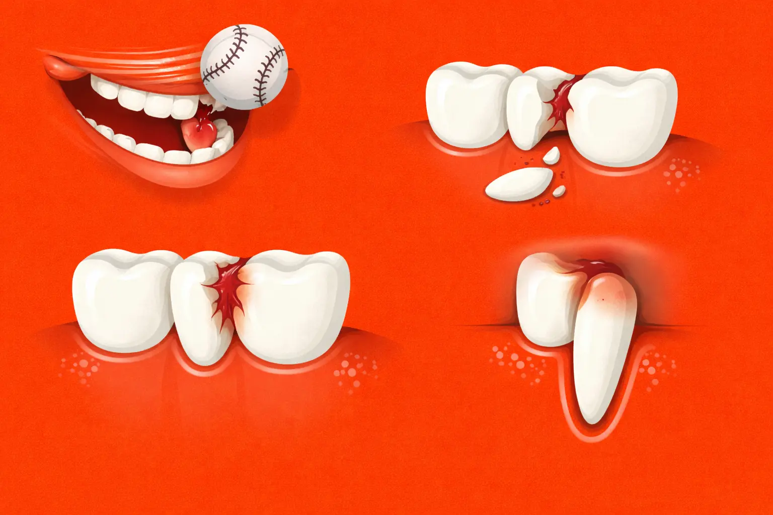 types of dental trauma cases