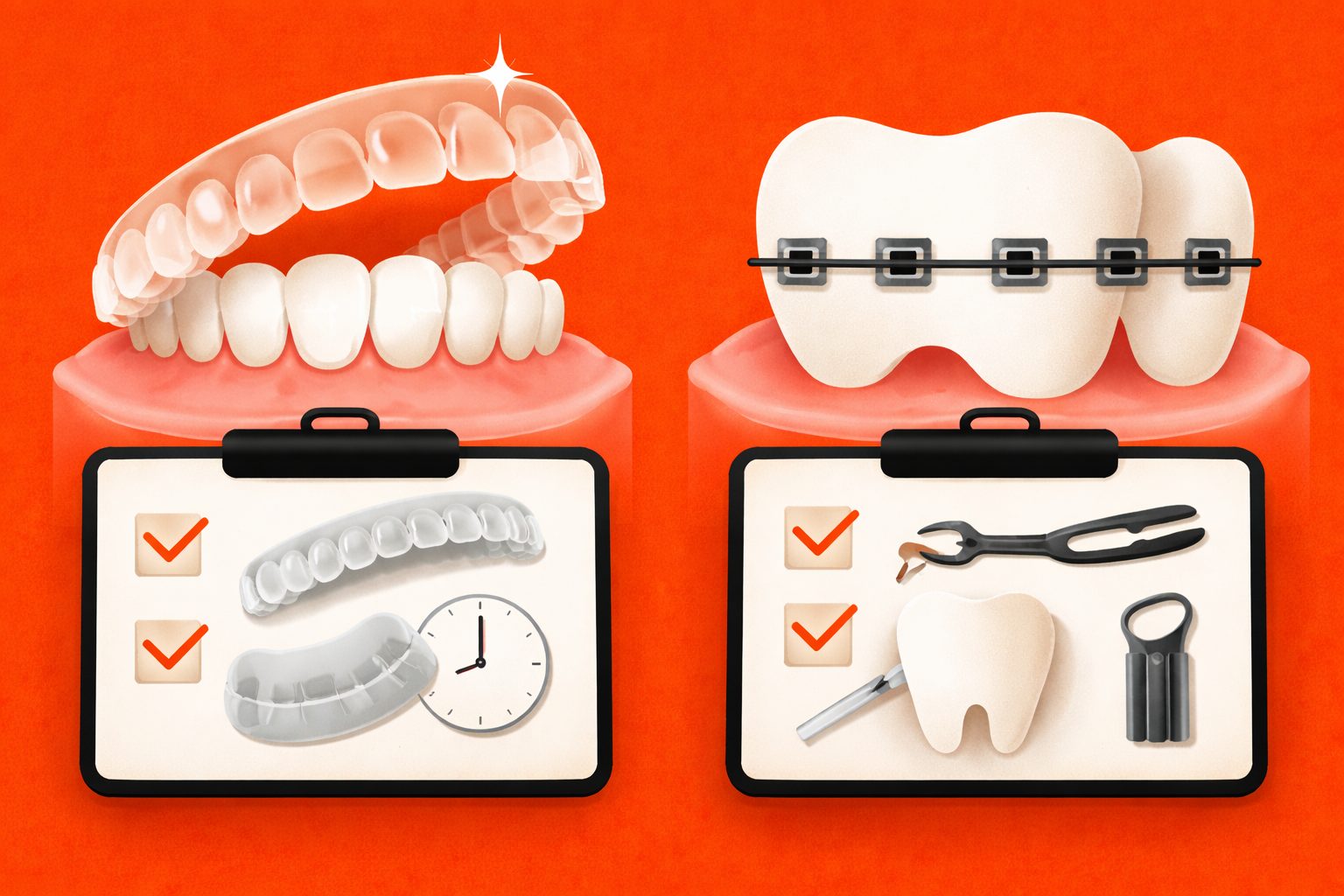 Invisalign Vs Braces: Side-by-Side Comparison