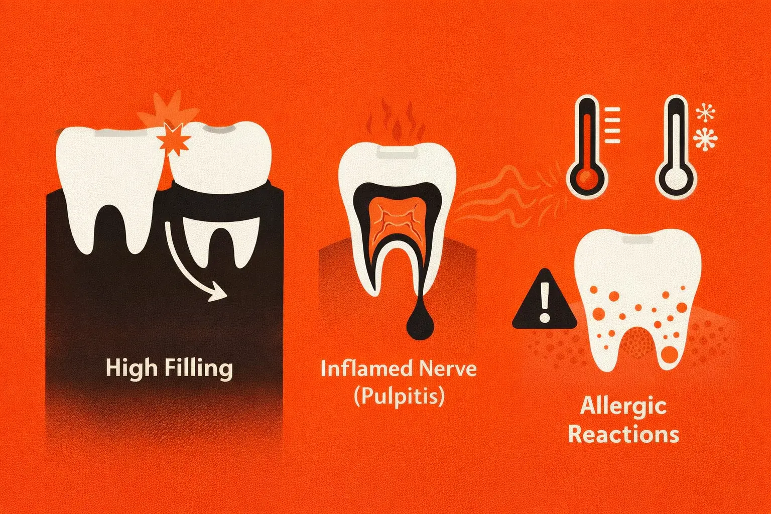 common causes of pain after a dental filling