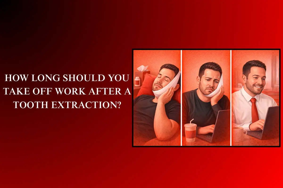 how long should you take off work after a tooth extraction