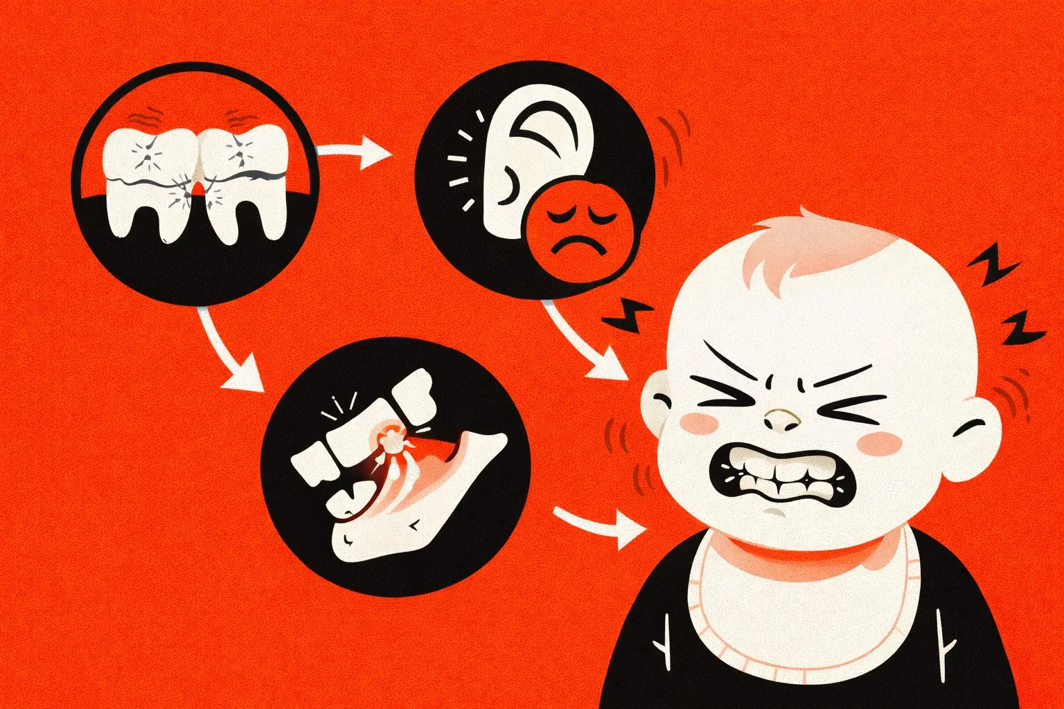 risks of chronic bruxism in infants