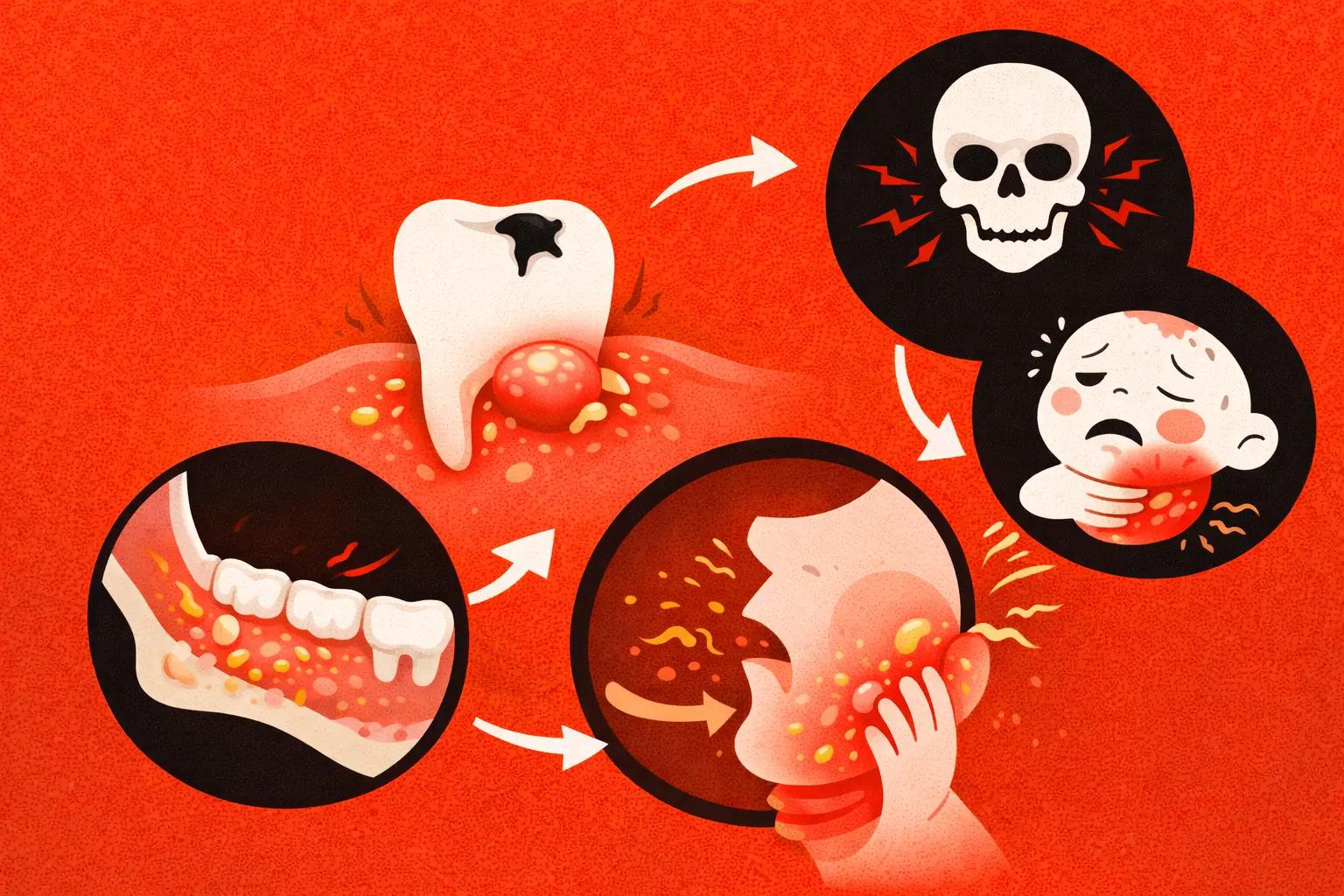 the hidden dangers of an untreated tooth abscess