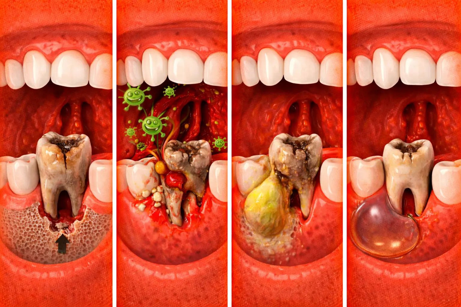 the risks of leaving a dead tooth untreated