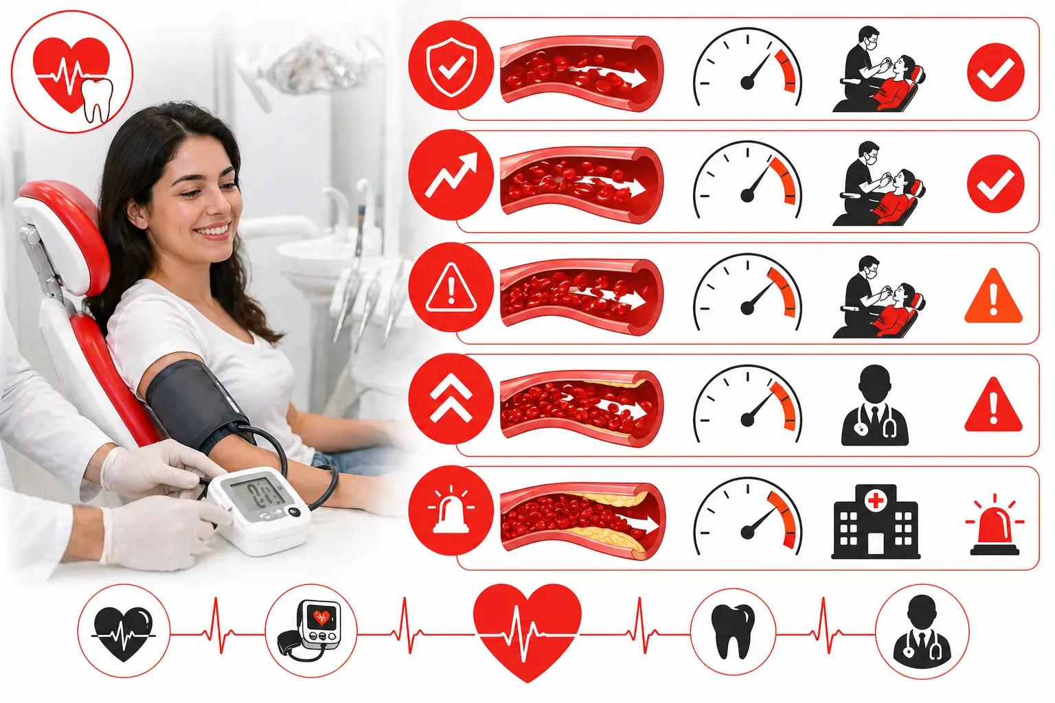 what is normal blood pressure for dental treatment