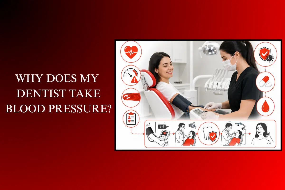 why does my dentist take blood pressure