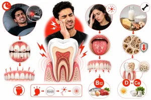 can stress or vitamin deficiencies cause tooth sensitivity