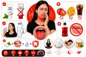 how to manage burning mouth syndrome at home