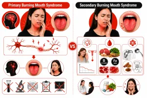 primary vs. secondary burning mouth syndrome