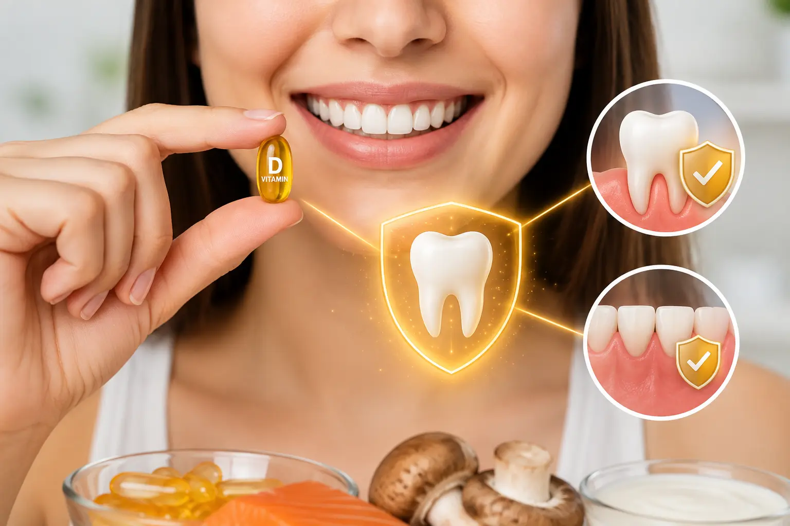 vitamin d prevents tooth decay and gum inflammation